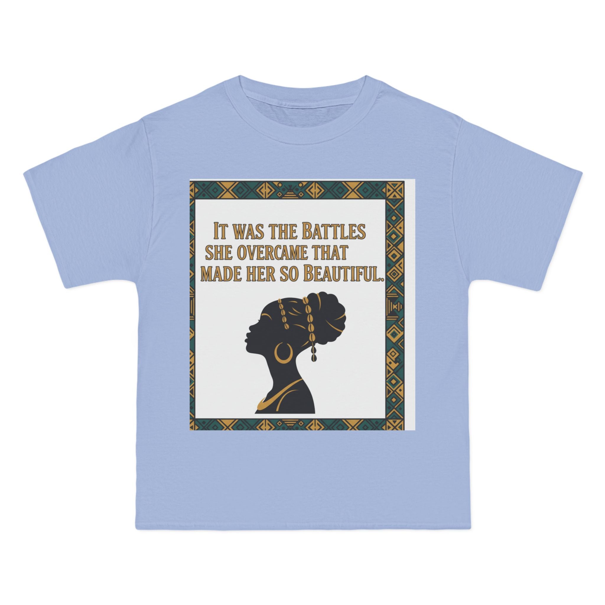 Inspirational 'It Was The Battles She Overcame' T-Shirt