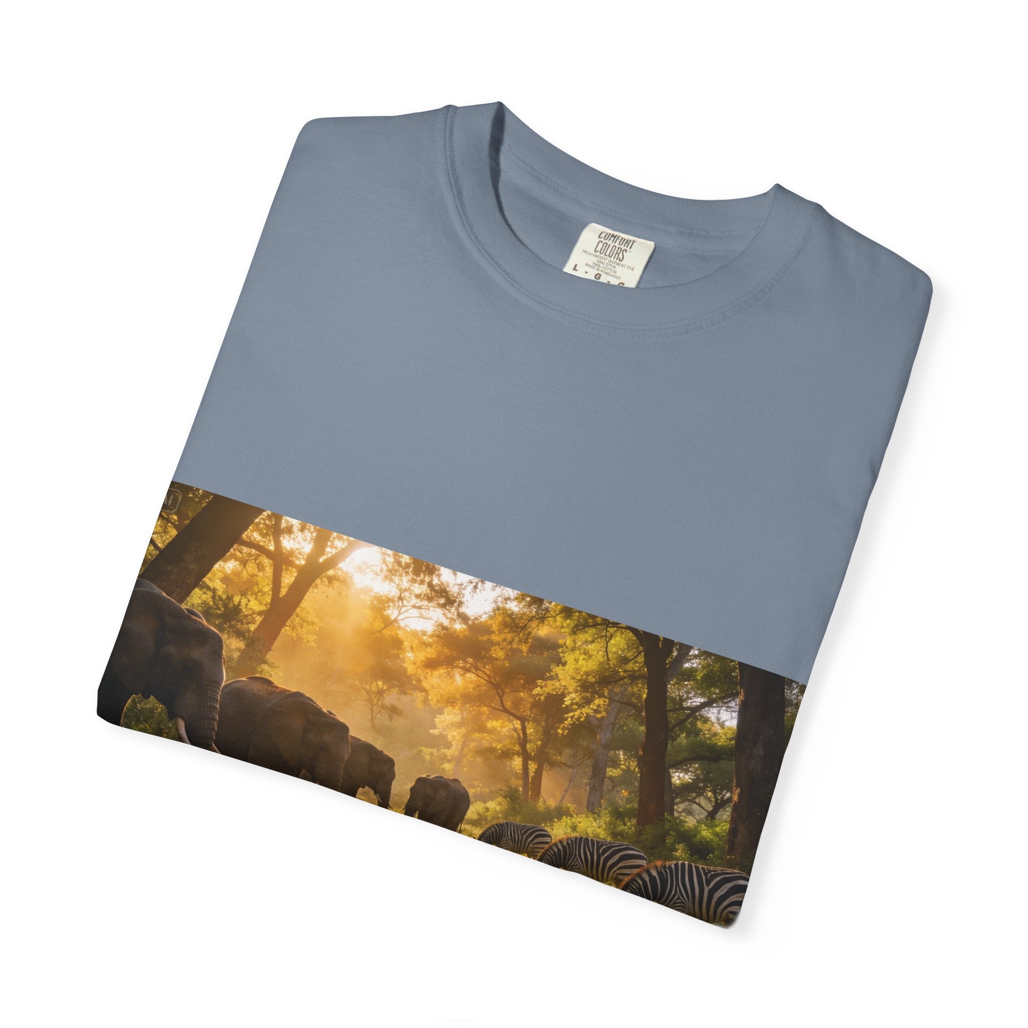 Afrocentric Unisex Garment-Dyed T-Shirt – African Heritage Design