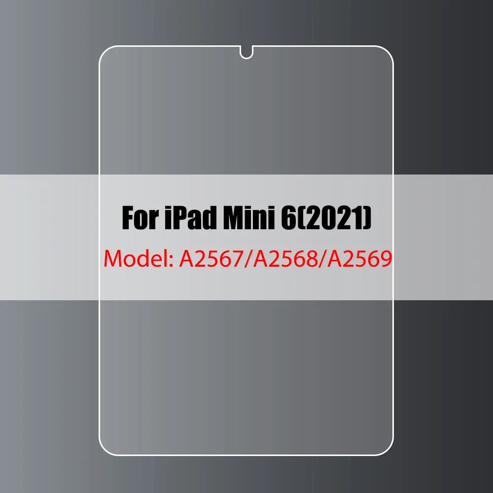 iPad Tempered Glass Screen Protector | 9H Hardness | Multi-Model To Mini 6 China Mainland | Afrocentric
