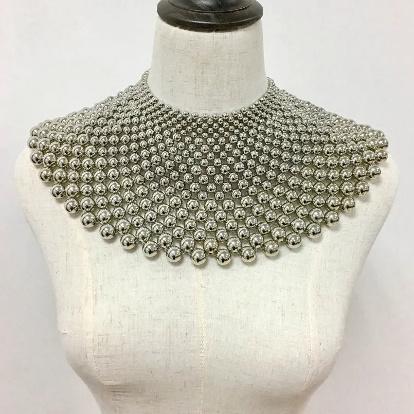 African Geometric Collar Necklace | Bold Statement Torque for Women | Afrocentric