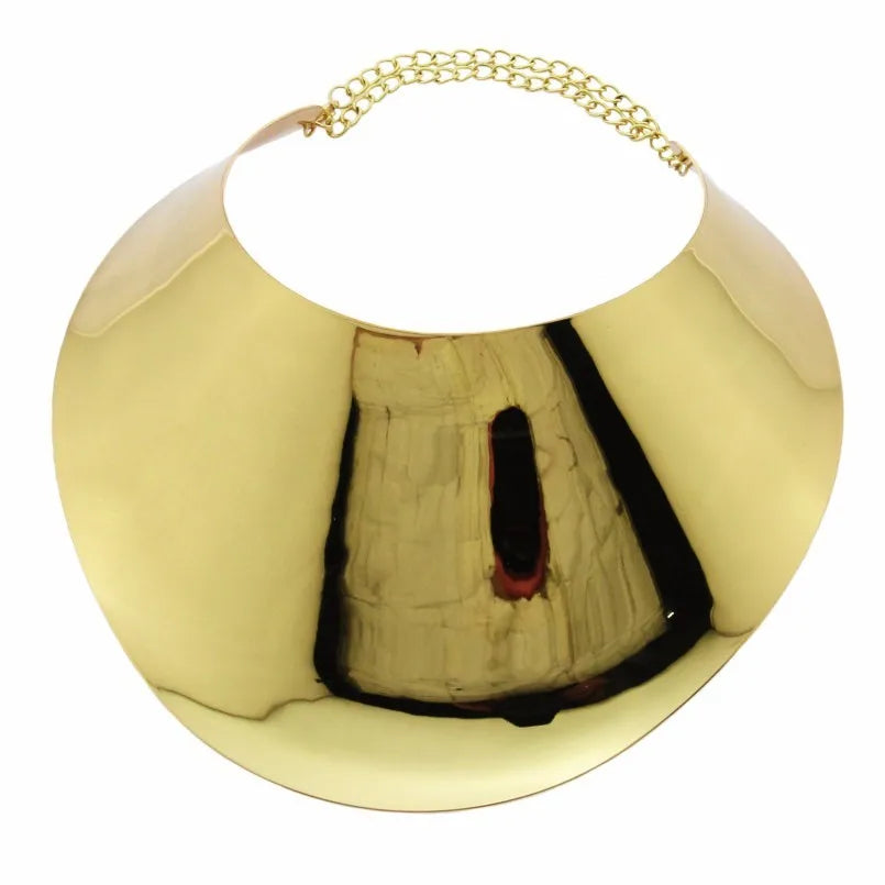 African Geometric Collar Necklace | Bold Statement Torque for Women | Afrocentric