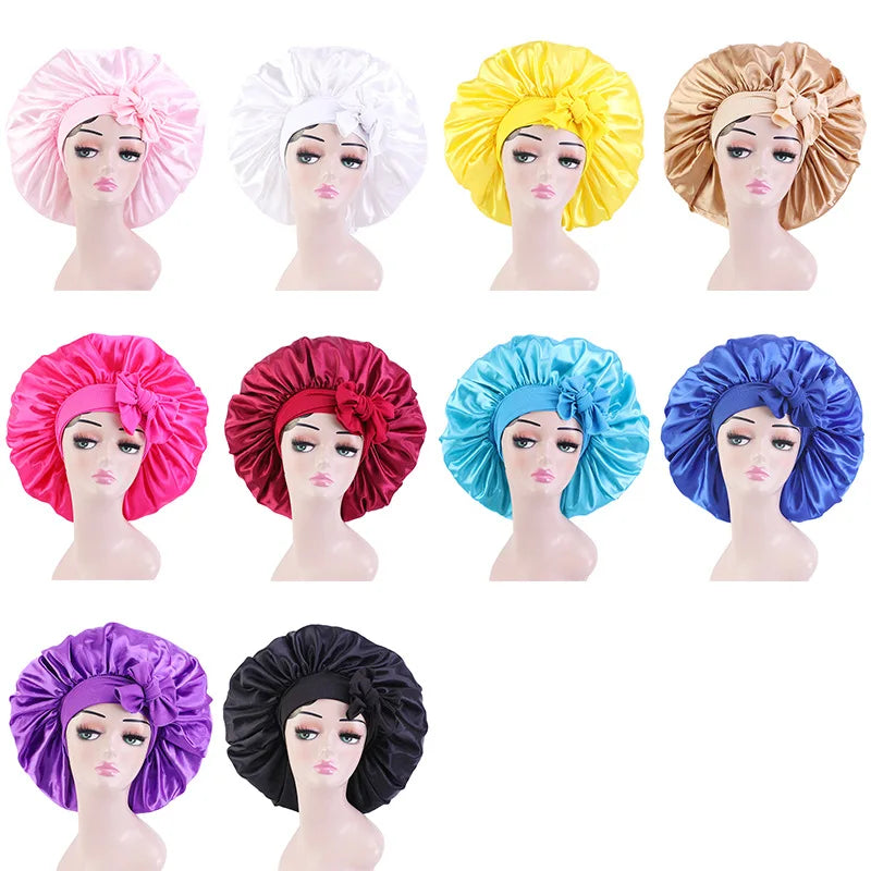 Ankara Print Satin Sleep Bonnet | Afrocentric