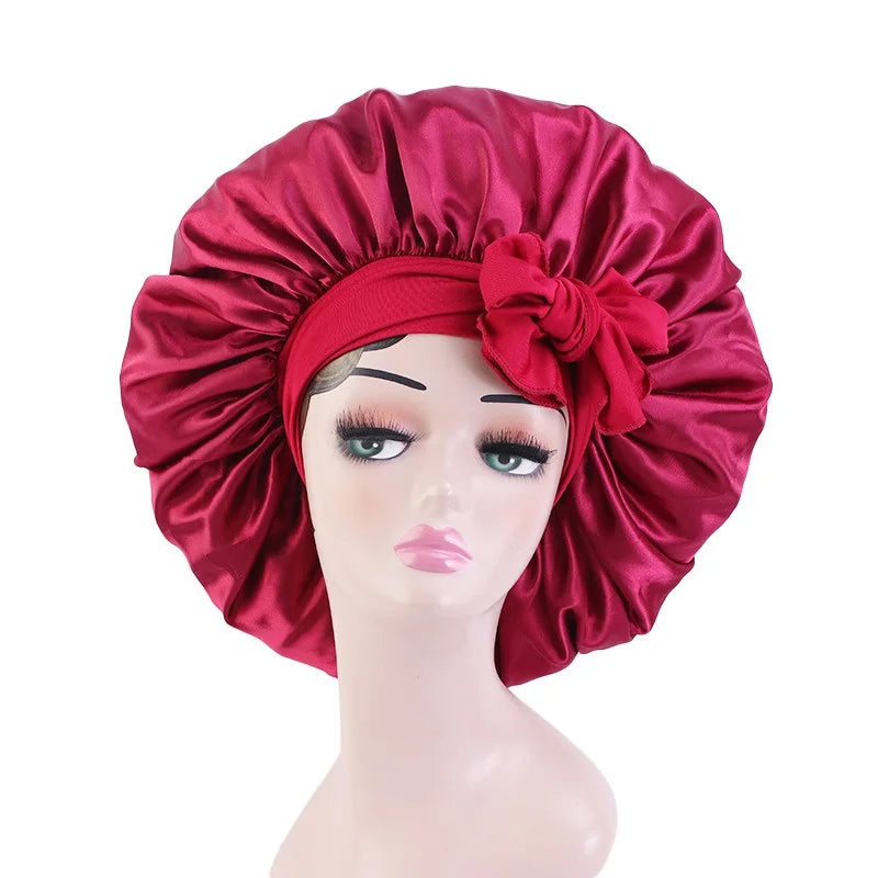 Ankara Print Satin Sleep Bonnet | Afrocentric