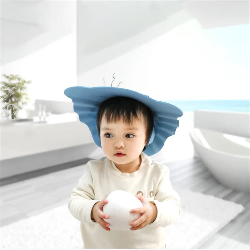Baby Shower Soft Cap - Adjustable Hair Wash Hat for Kids Ear Protection | Afrocentric