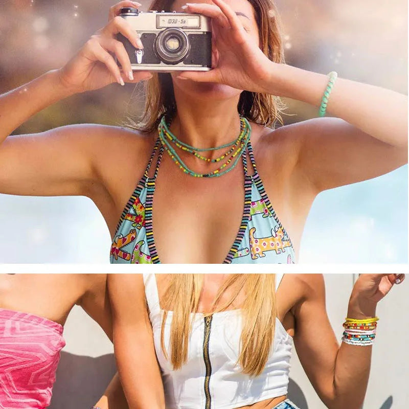 African Belly Bead Waist Chain Set | Afrocentric