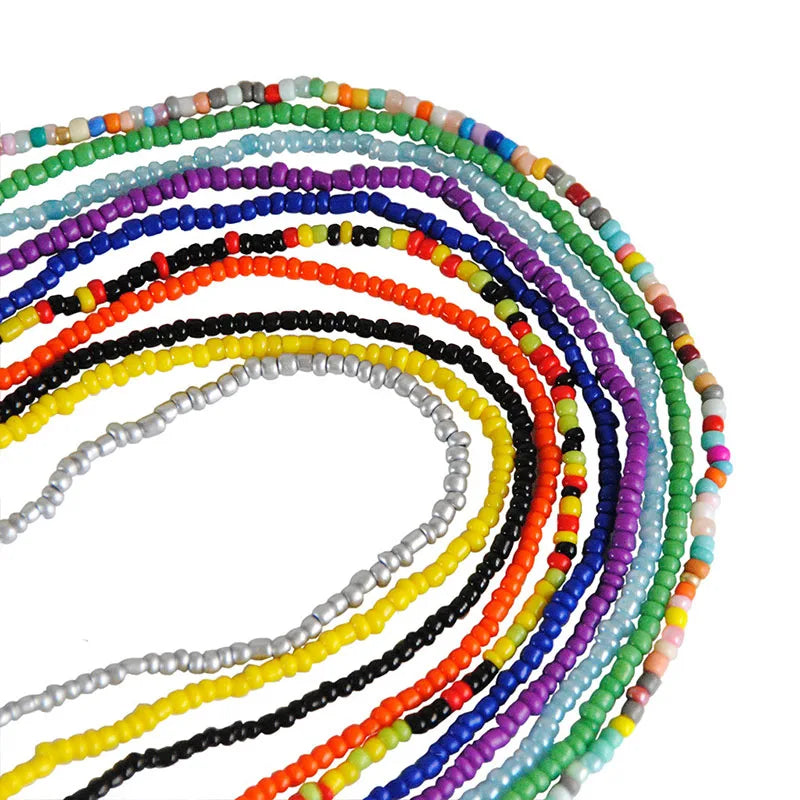 African Belly Bead Waist Chain Set | Afrocentric