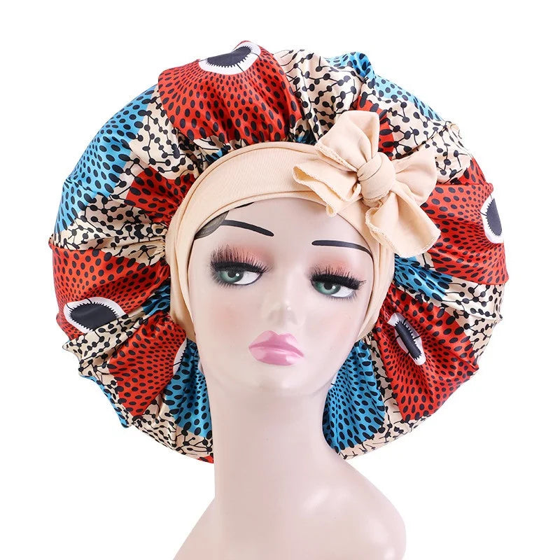 Ankara Print Satin Sleep Bonnet | Afrocentric