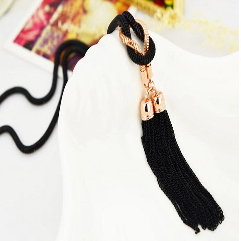 Tassel Sweater Chain Necklace | Afrocentric