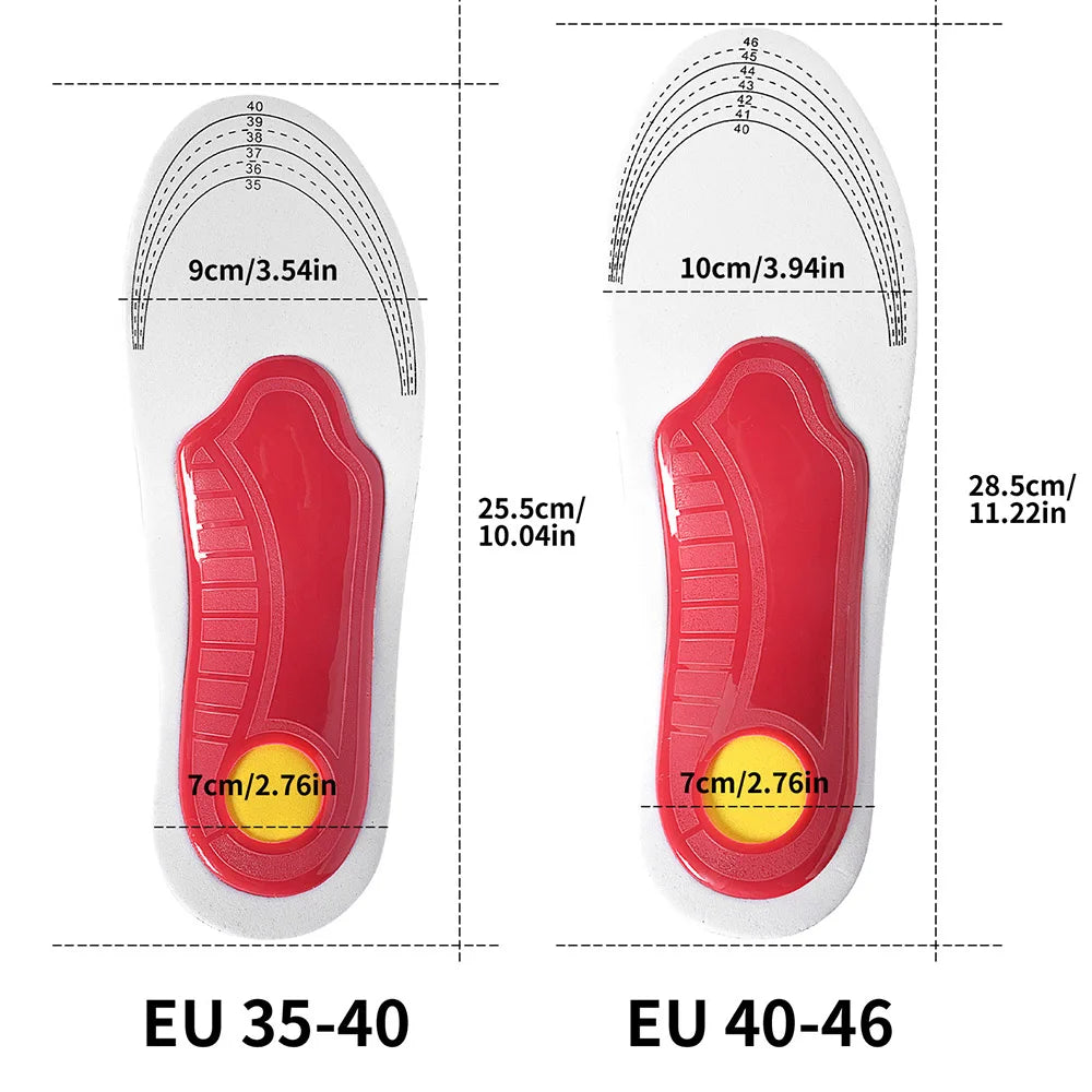 Orthopedic Arch Support Insoles | EVA Cushioning for Flat Feet, Sports & Everyday Comfort | Afrocentric