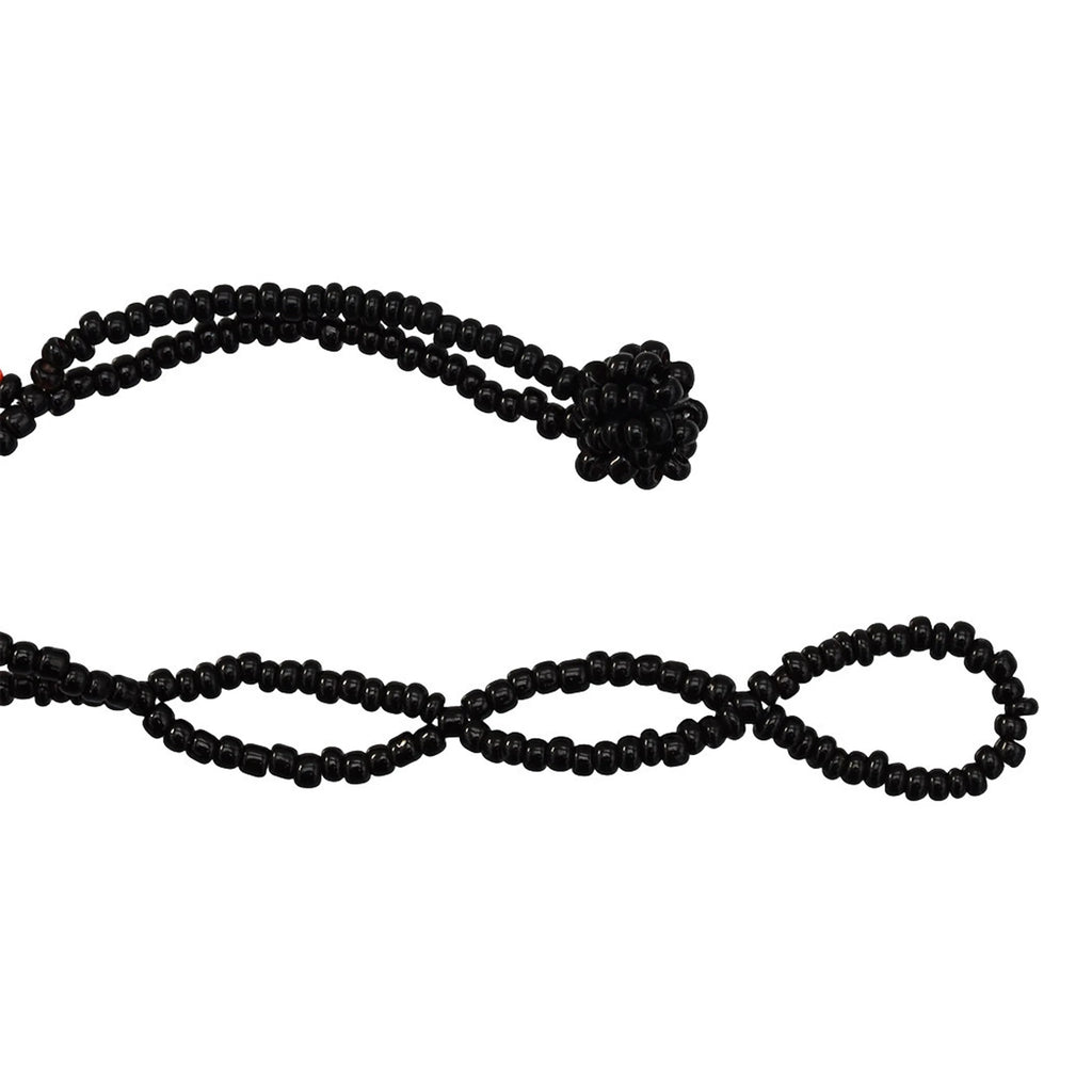 African Tribal Beaded Choker Necklace | Handmade Resin Bib | Afrocentric