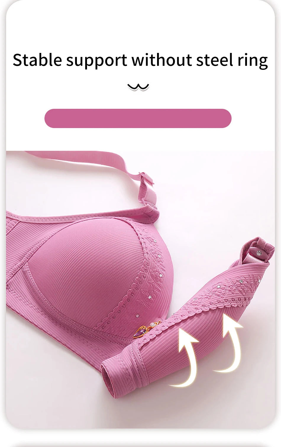 Women Full Cup Nursing Bra - Daily Comfort & Support Breathable Bra | Afrocentric