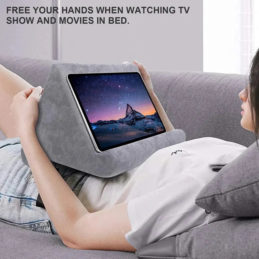 Sponge Pillow Tablet Stand | Bed Mount Holder for iPad, Samsung & Huawei Tablets | Afrocentric
