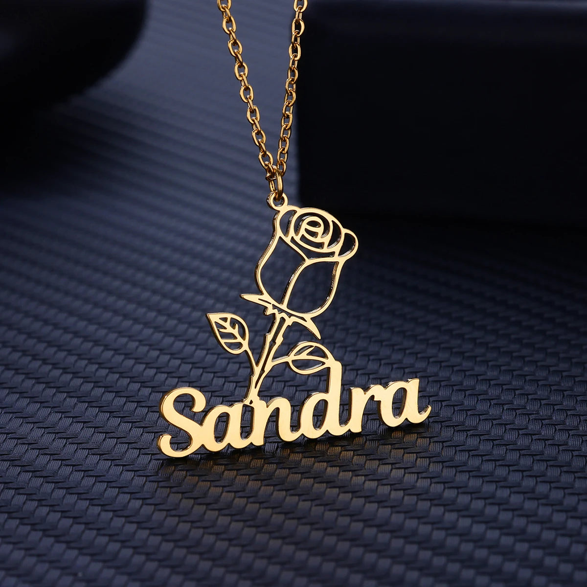Custom Name Necklace for Women — Personalised Stainless Steel Pendant Style 3 | Afrocentric