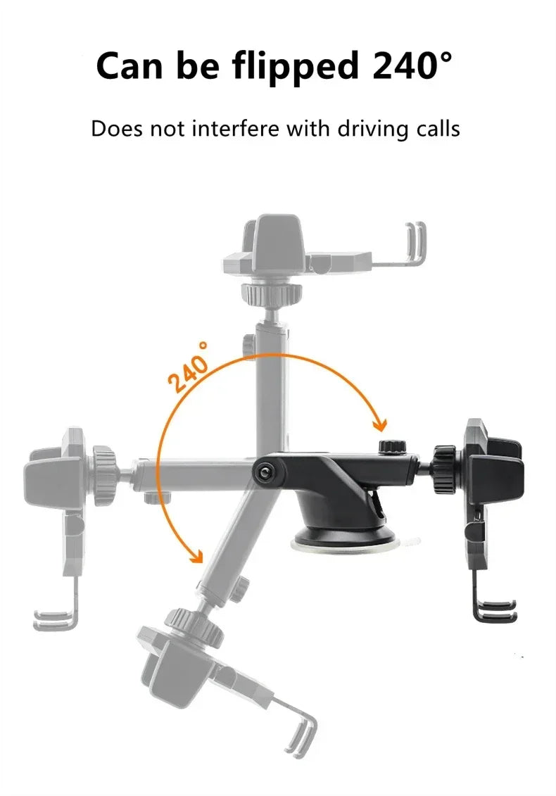 Universal Suction Cup Car Phone Holder Mount Stand for iPhone Samsung Xiaomi Huawei - Mobile Phone Sucker Support Bracket | Afrocentric