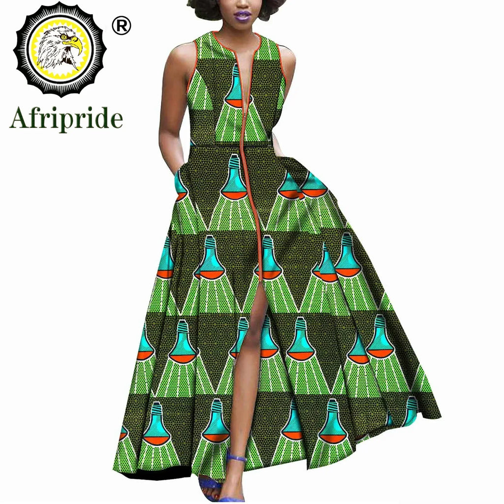 2026 African Dresses for Women Dashiki Print Plus Size Spring&Summer Slim Fit Party Wedding Mini Skirt S1925024 704-5 | Afrocentric