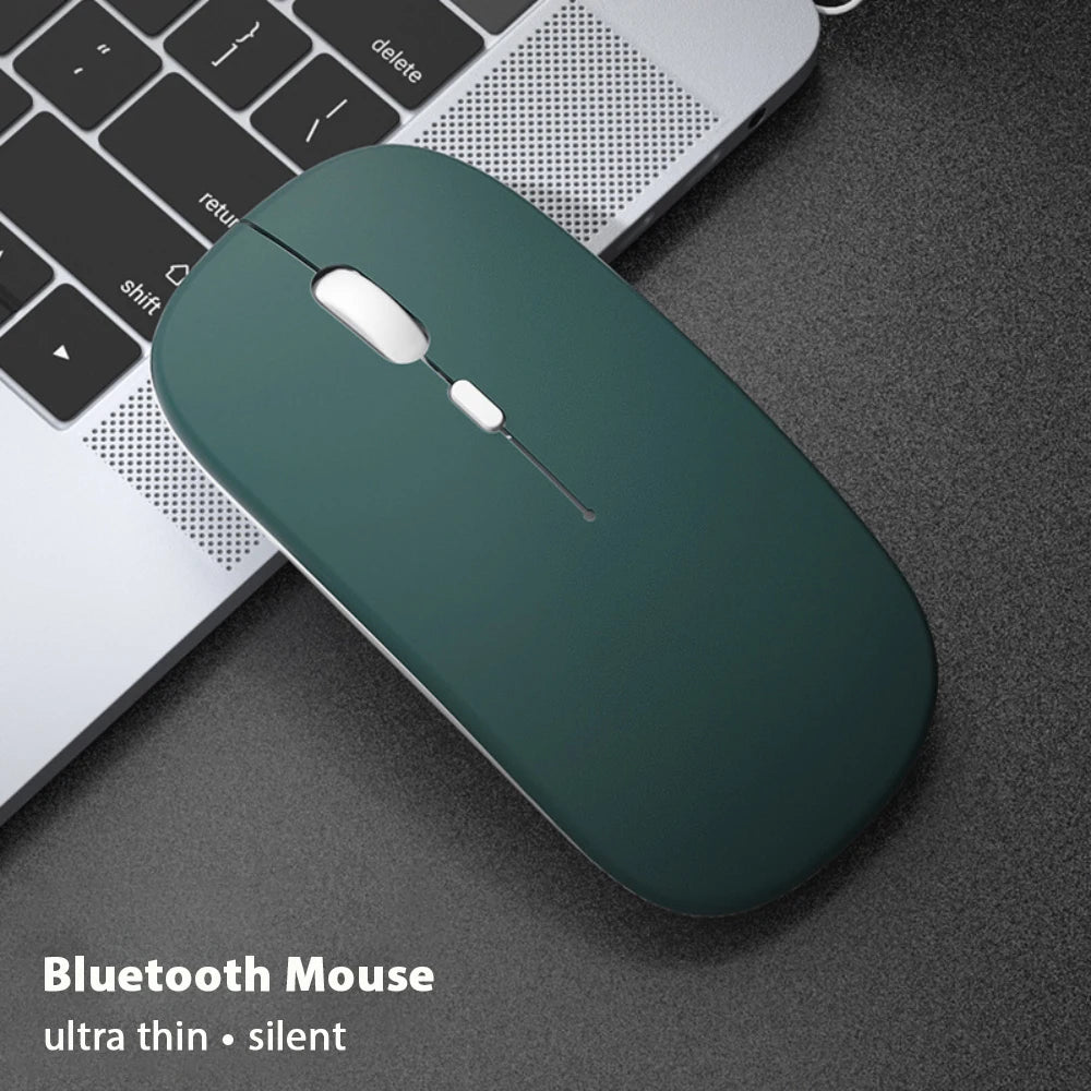 Silent Bluetooth Mouse | Wireless Noiseless Optical Mouse for Laptop & iPad | Afrocentric