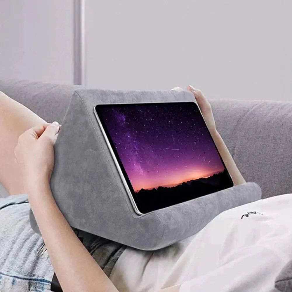 Sponge Pillow Tablet Stand | Bed Mount Holder for iPad, Samsung & Huawei Tablets | Afrocentric
