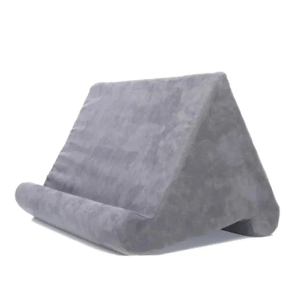 Sponge Pillow Tablet Stand | Bed Mount Holder for iPad, Samsung & Huawei Tablets Grey | Afrocentric