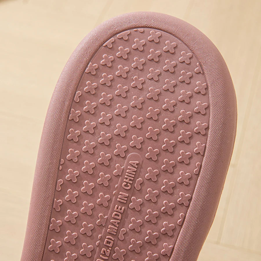 Women's Thick-Soled Plush Household Slippers - Non-Slip Warm Indoor Winter Slippers | Afrocentric