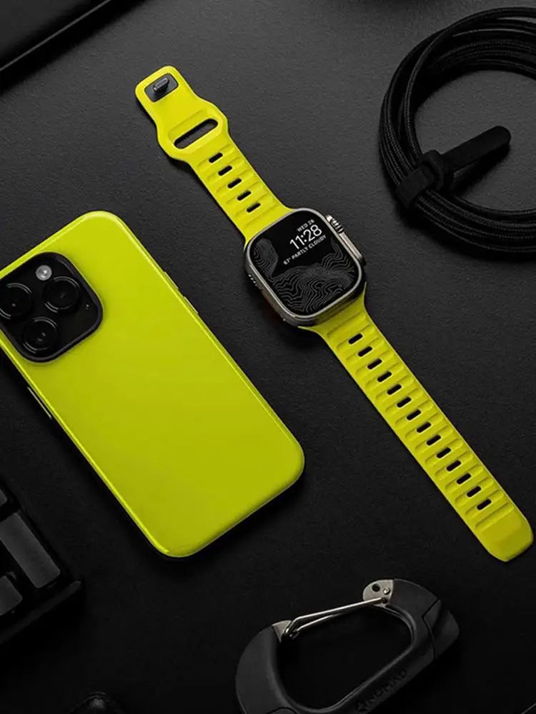 Silicone Sport Band for Apple Watch | Soft Rubber Strap for All Series & Ultra | Afrocentric