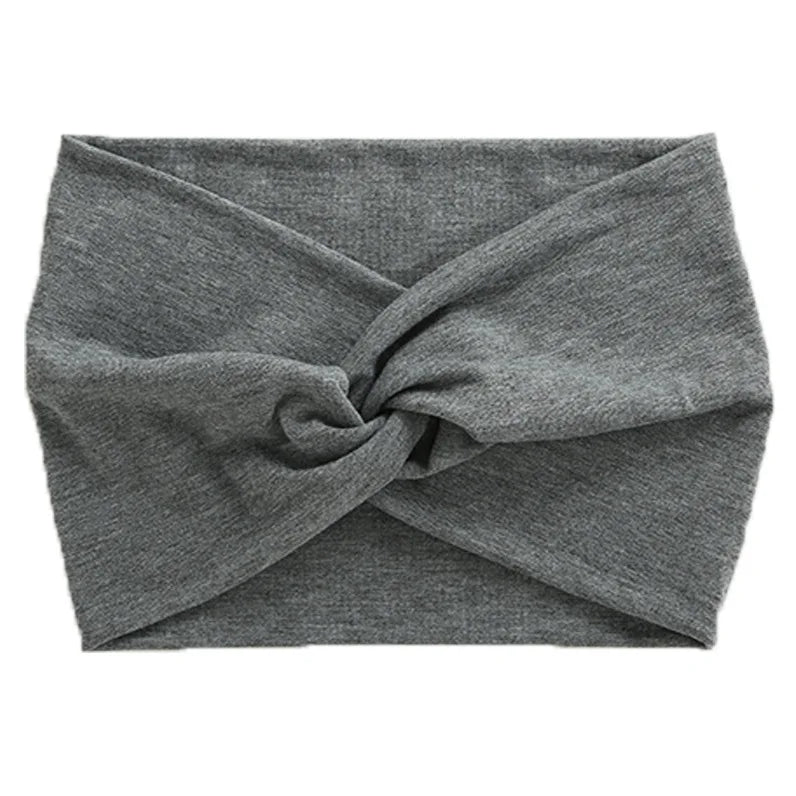 Wide Sports Headband | Elastic Yoga & Workout Hair Band for Women 12 | Afrocentric
