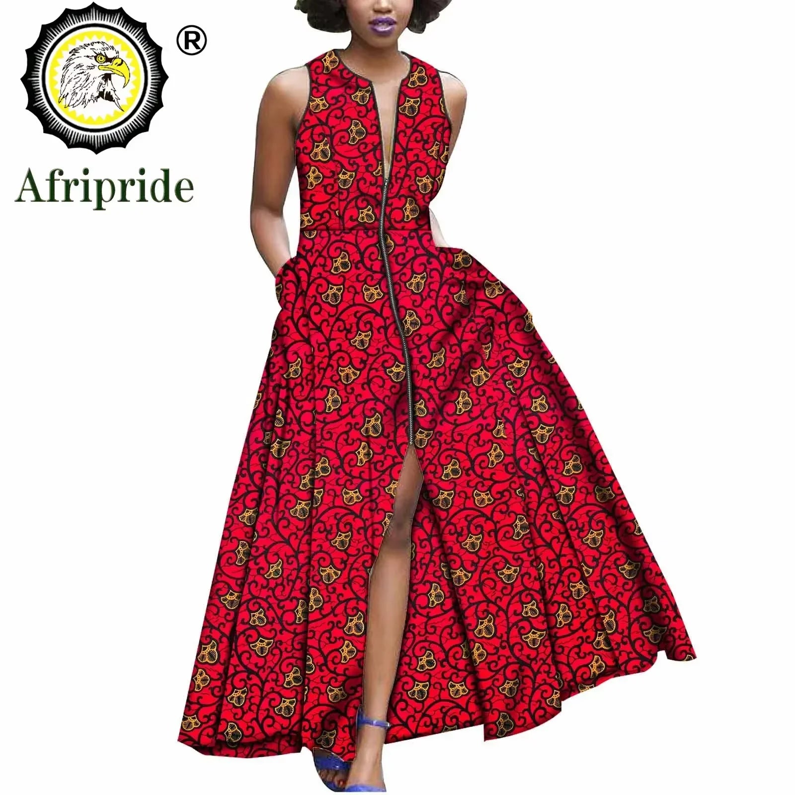 2026 African Dresses for Women Dashiki Print Plus Size Spring&Summer Slim Fit Party Wedding Mini Skirt S1925024 | Afrocentric