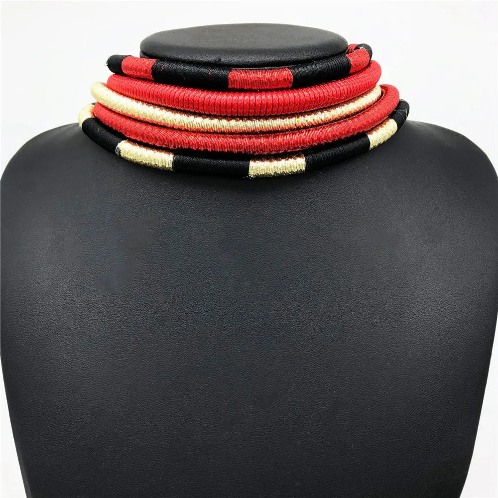 African Bridal Beaded Jewelry Set | Afrocentric