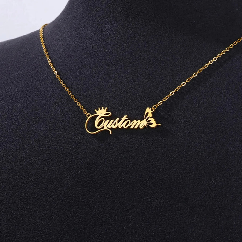 Custom Name Necklace for Women — Personalised Stainless Steel Pendant | Afrocentric