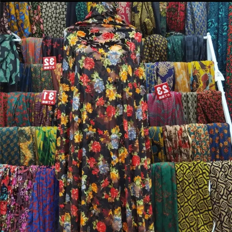 CWW/ Fashionable Velour Lace 5 Yards Soft Modern African Traditional Fabric Clothing Sewing. (0829 as shown 14 5yard | Afrocentric