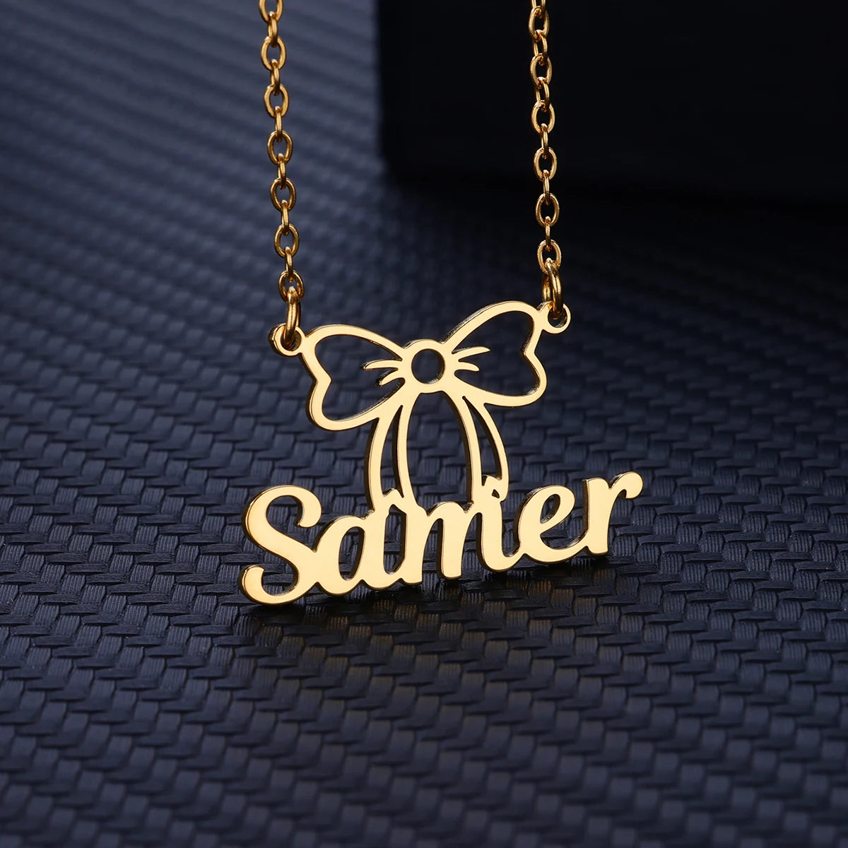 Custom Name Necklace for Women — Personalised Stainless Steel Pendant Style 2 | Afrocentric
