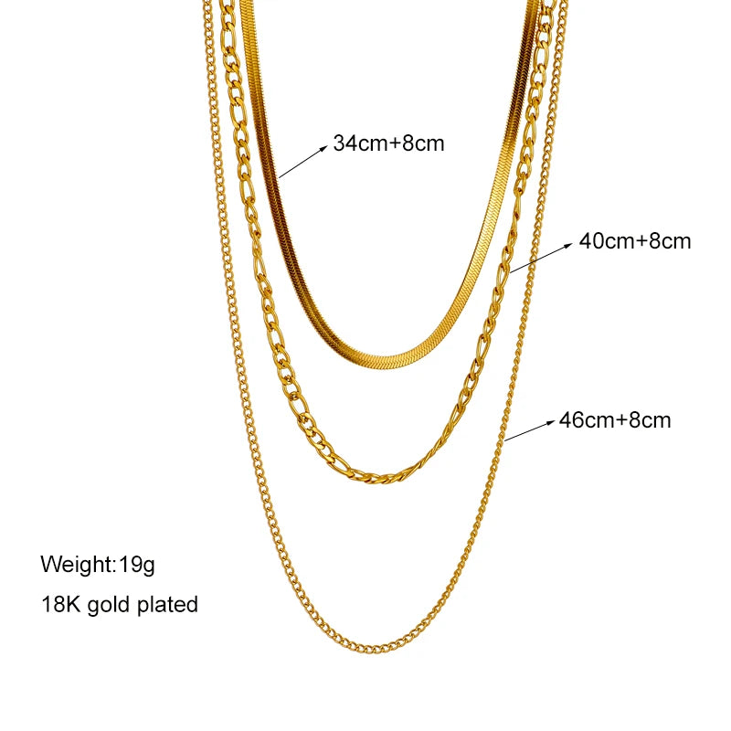 Multilayer Coin Pendant Necklace | Layered Chain for Women | Afrocentric