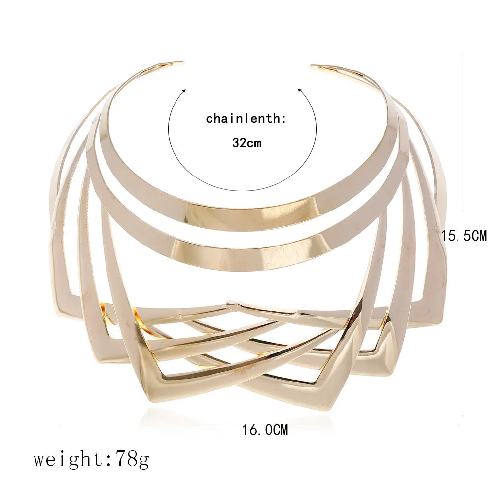 African Statement Choker Necklace | Afrocentric