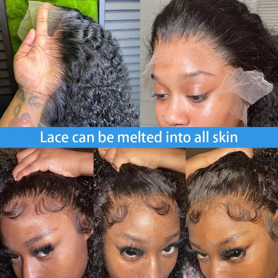 Brazilian Curly Bob Lace Front Wig | 13x4 HD Deep Wave Human Hair 8-16 Inch | Afrocentric