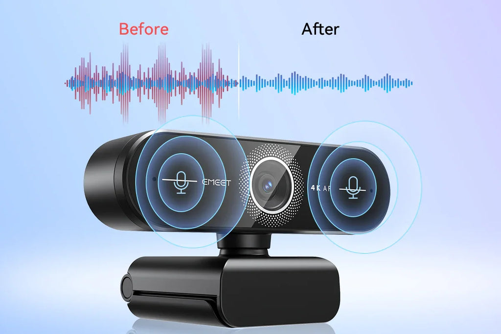 4K Webcam | EMEET C60E Autofocus USB Camera for Video Calls & Streaming | Afrocentric