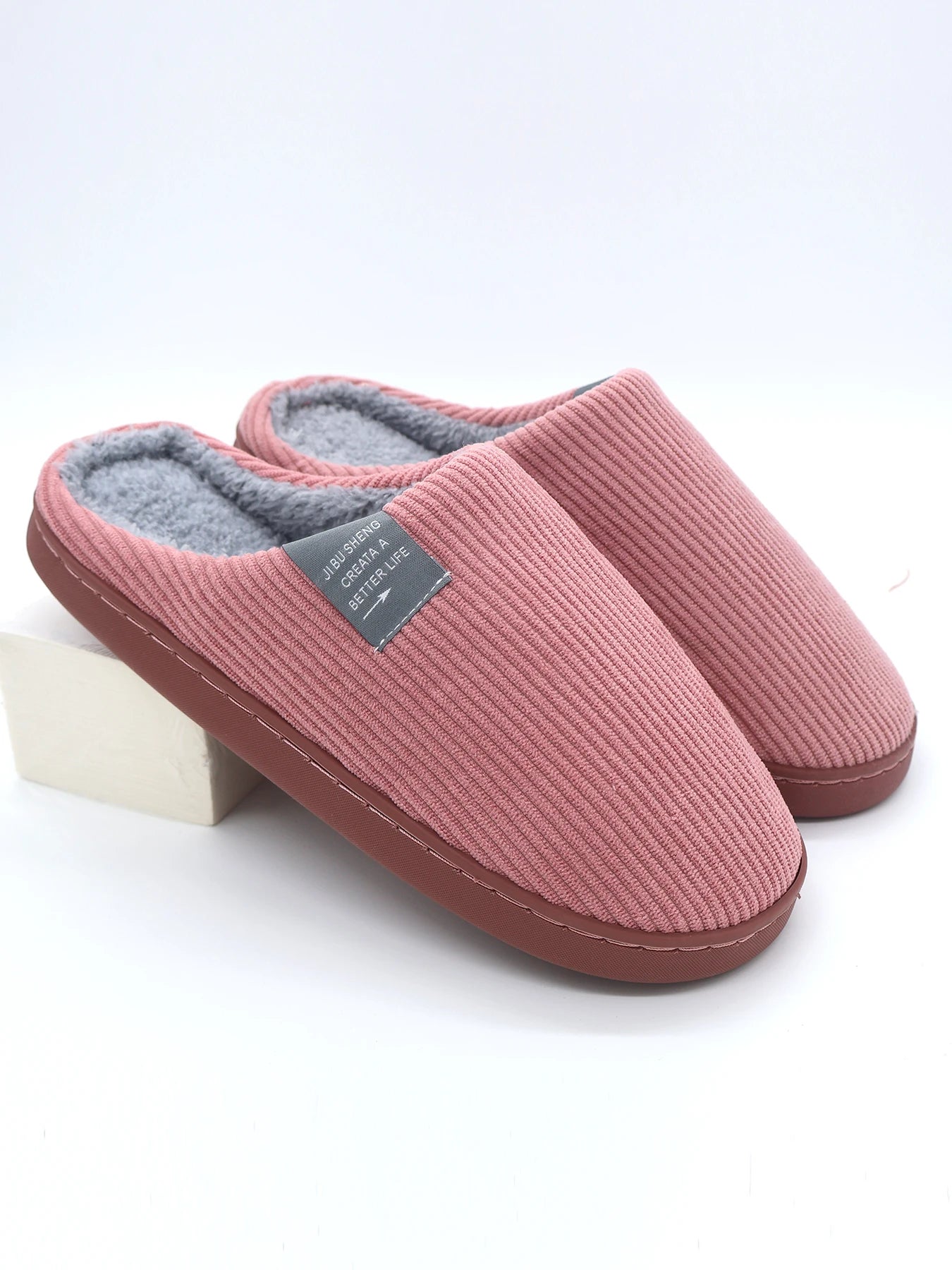 Women's Thick-Soled Plush Household Slippers - Non-Slip Warm Indoor Winter Slippers | Afrocentric