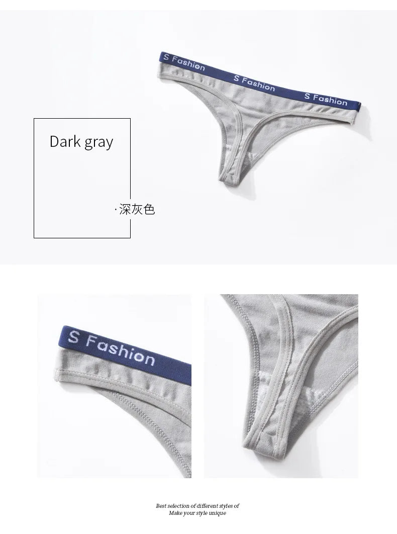 Women's Low-Waist Cotton Thong Panties | Soft & Comfortable | M–XL | Afrocentric