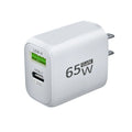 USB Charger 65W GaN Type C Fast Charging PD Power Adapter Quick Charger 3.0 For iPhone 15 Xiaomi POCO Samsung Oneplus White US | Afrocentric