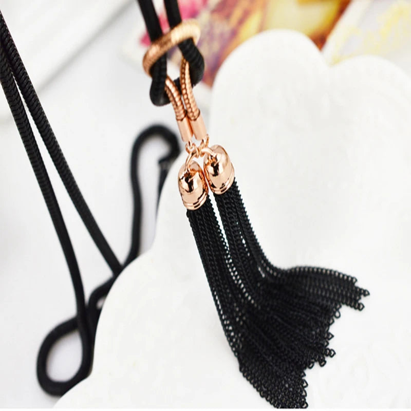 Tassel Sweater Chain Necklace | Afrocentric