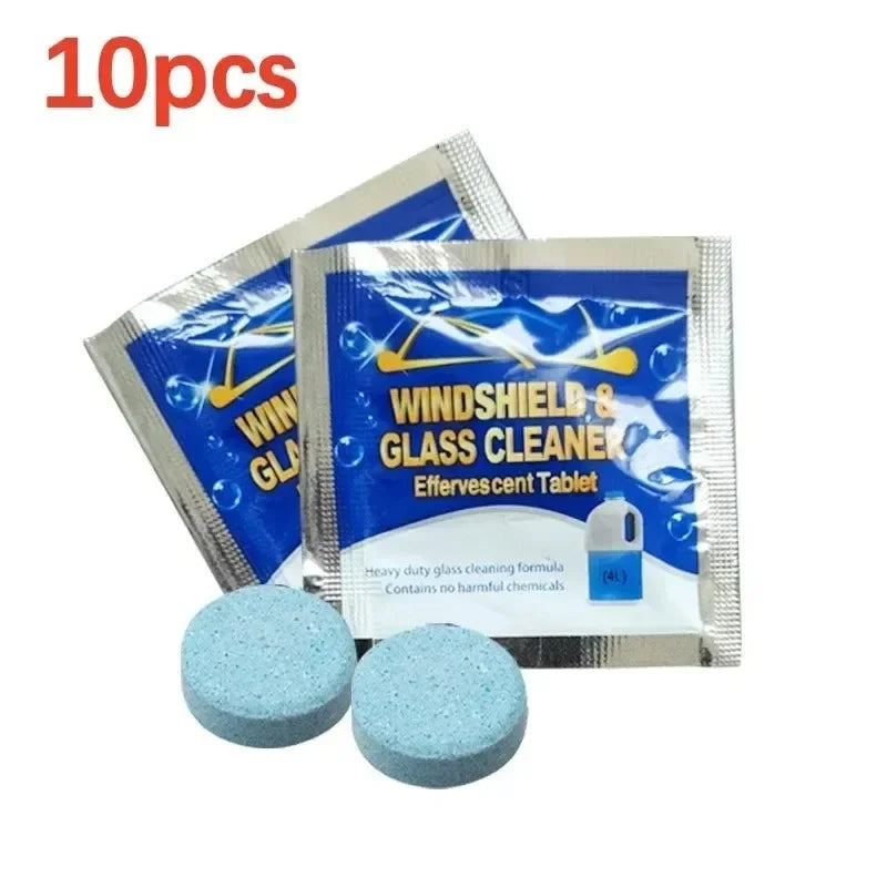 Car Windscreen Cleaner Effervescent Tablets | Concentrated | 10–300 pcs 10pcs | Afrocentric