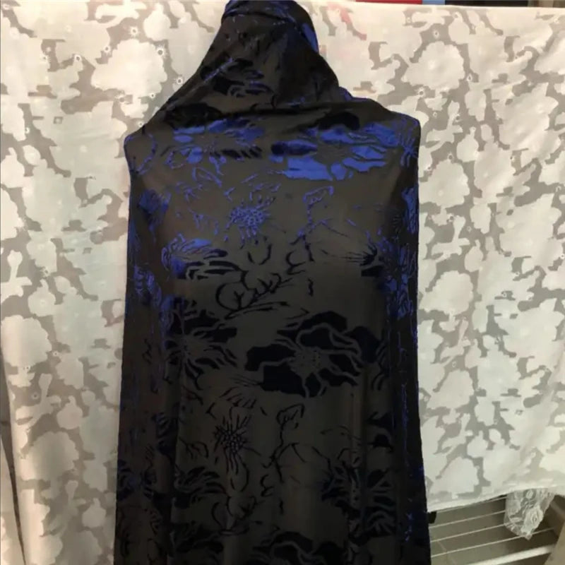 CWW/ Fashionable Velour Lace 5 Yards Soft Modern African Traditional Fabric Clothing Sewing. (0829 as shown 2 5yard | Afrocentric