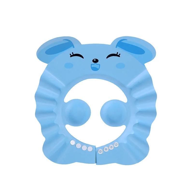 Baby Shower Soft Cap - Adjustable Hair Wash Hat for Kids Ear Protection 1157B | Afrocentric