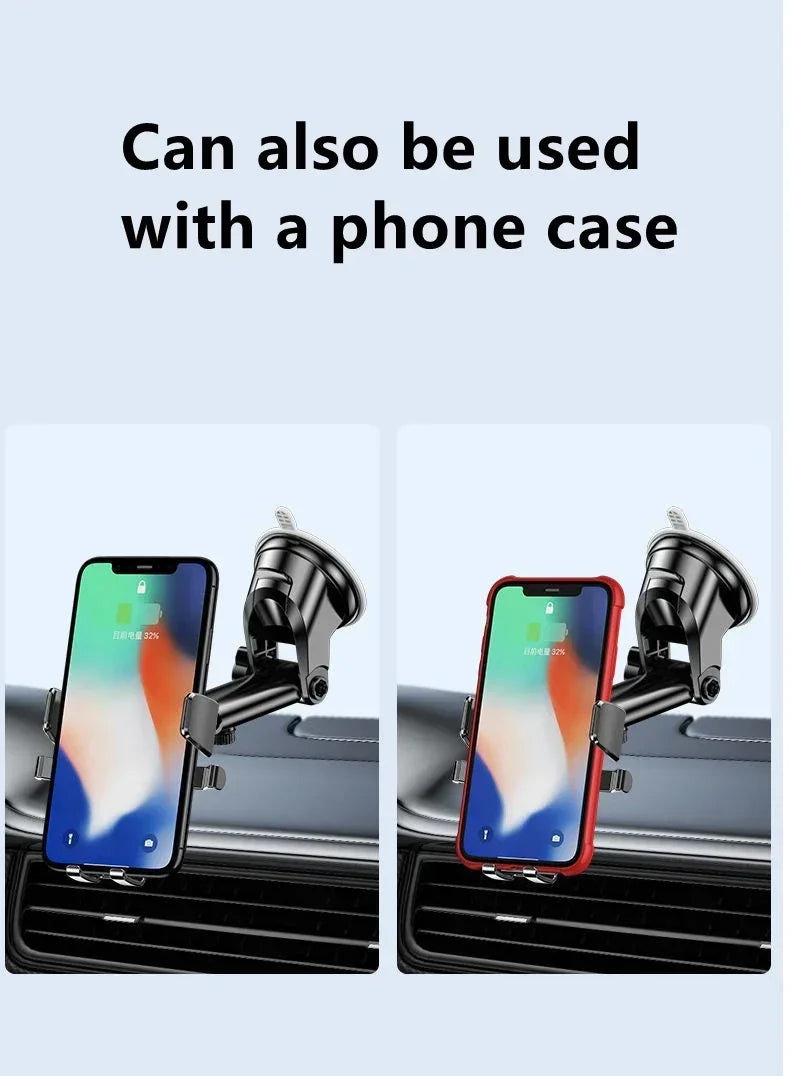 Universal Suction Cup Car Phone Holder Mount Stand for iPhone Samsung Xiaomi Huawei - Mobile Phone Sucker Support Bracket | Afrocentric