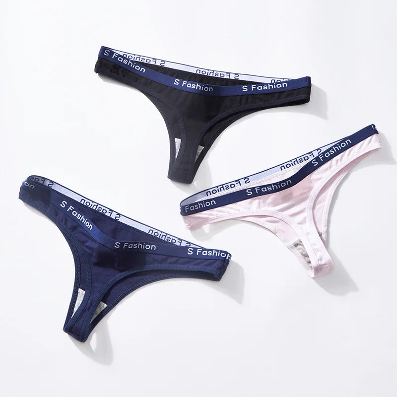 Women's Low-Waist Cotton Thong Panties | Soft & Comfortable | M–XL | Afrocentric