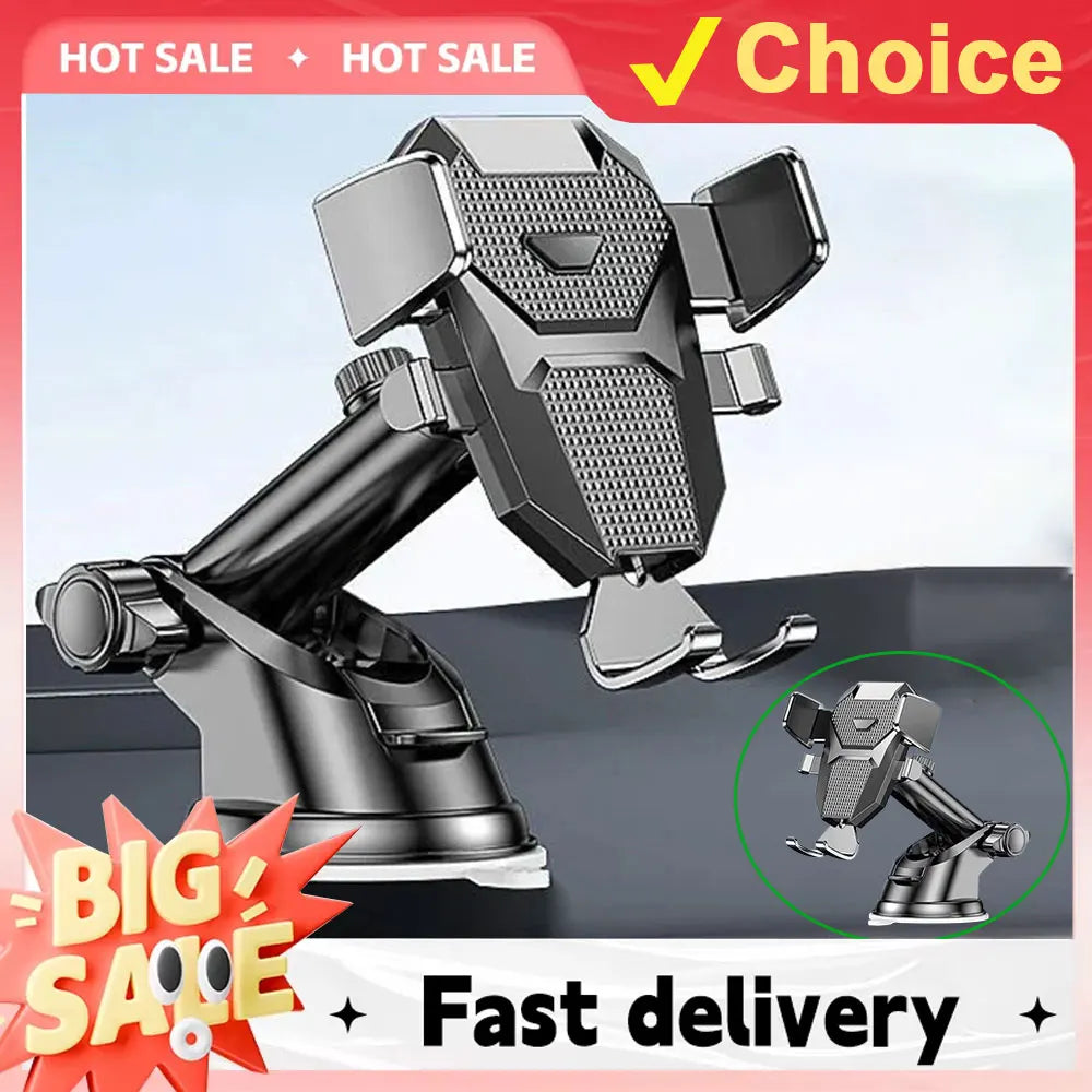 Universal Suction Cup Car Phone Holder Mount Stand for iPhone Samsung Xiaomi Huawei - Mobile Phone Sucker Support Bracket | Afrocentric