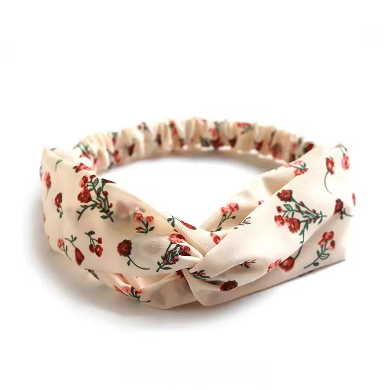 Boho Knot Elastic Headband | Cross Turban Hair Band for Women 39 | Afrocentric