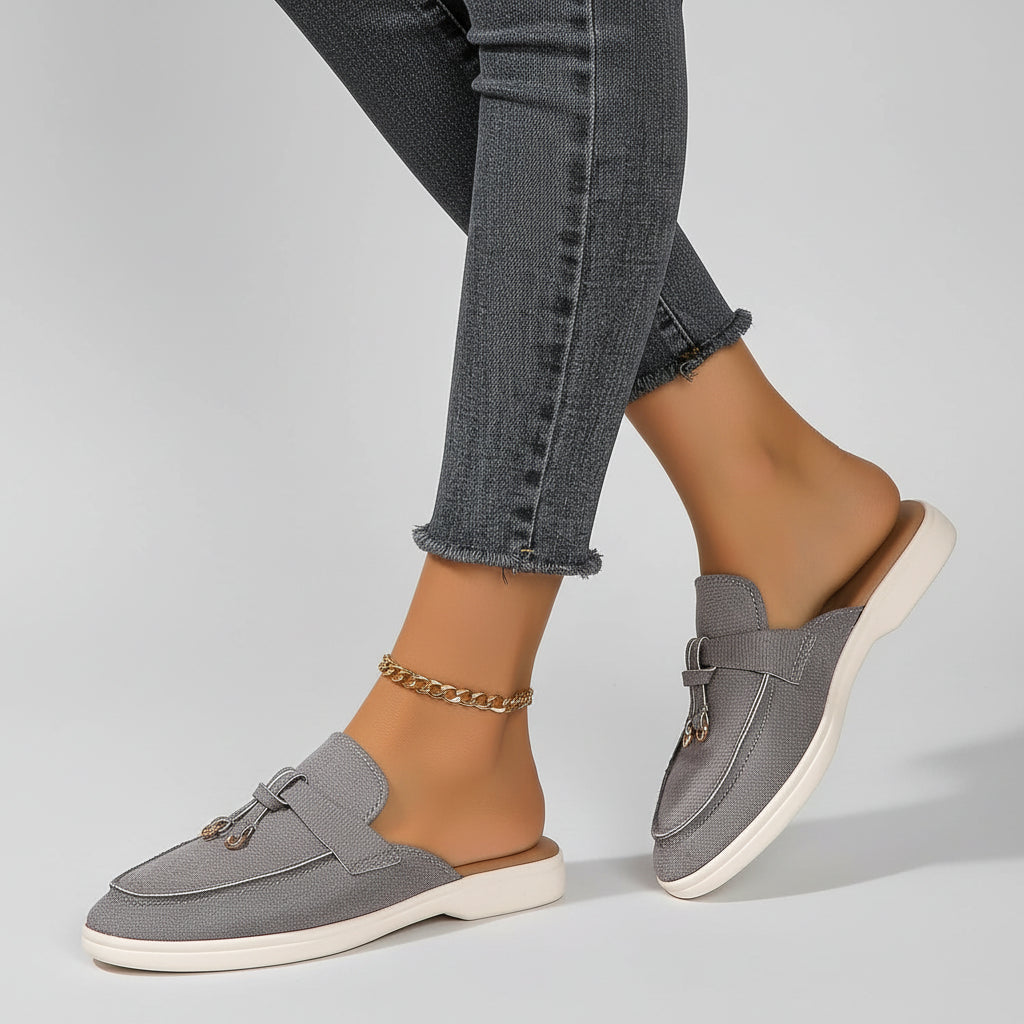 2024 Women's Slip-On Sneakers - Flat Casual Loafers Plus Size Vulcanized Walking Shoes | Afrocentric