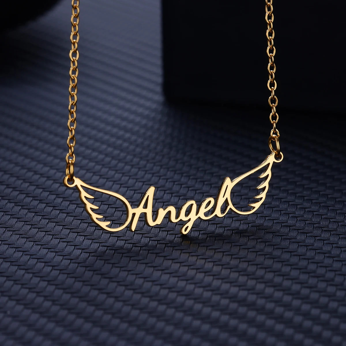 Custom Name Necklace for Women — Personalised Stainless Steel Pendant Style 4 | Afrocentric