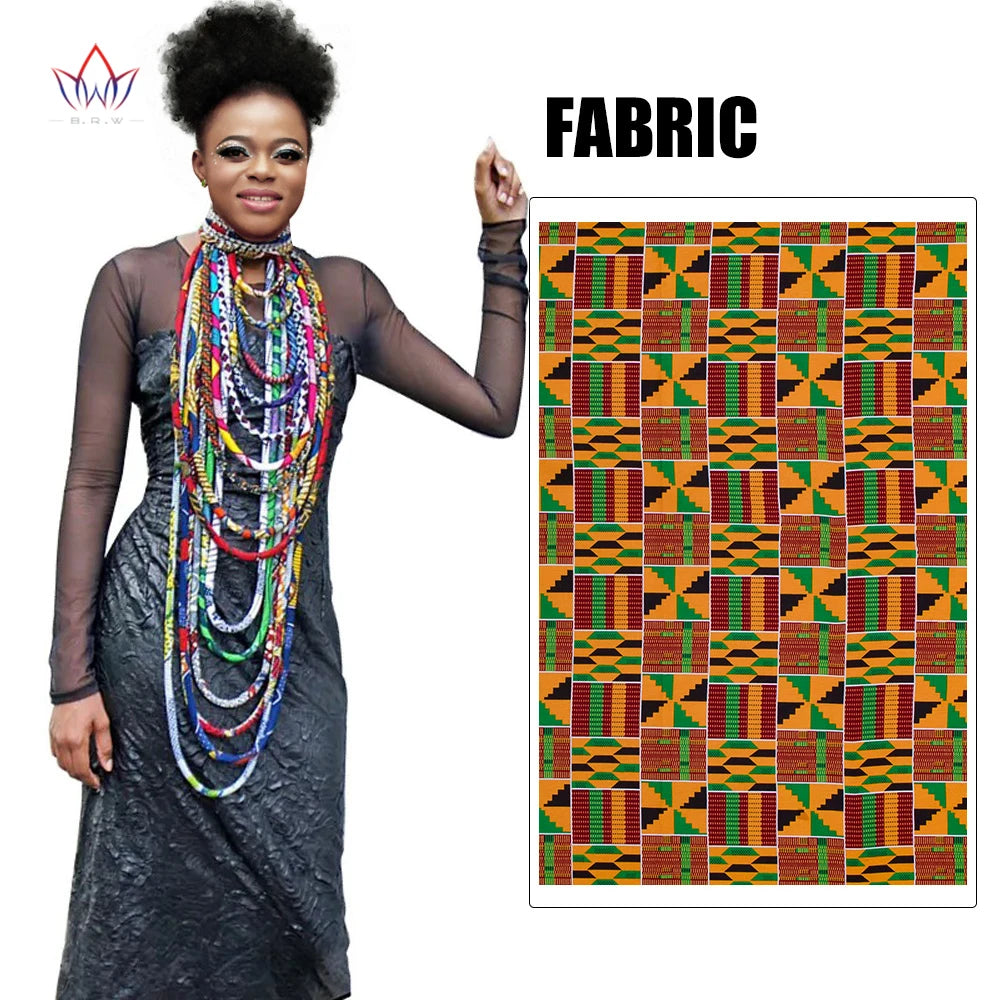 Ankara Wax Print Fabric Necklace | Handmade African Tribal Jewellery 1380 | Afrocentric