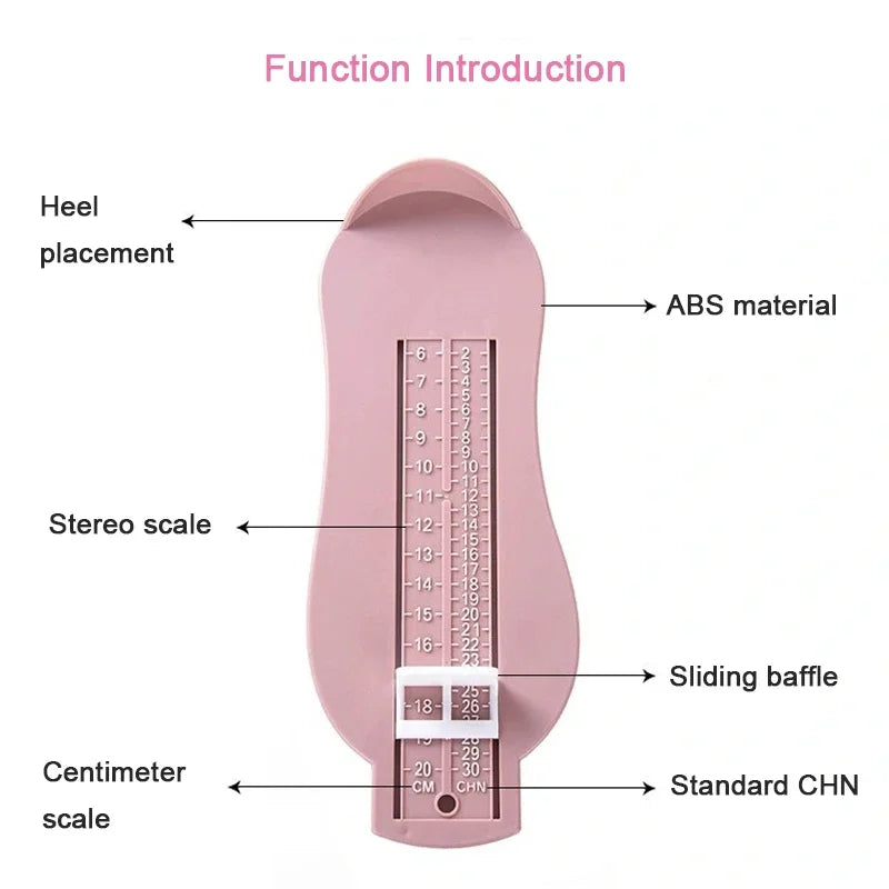 Kids Toddler Foot Measure Gauge - Baby Shoe Size Measuring Ruler Tool | Afrocentric