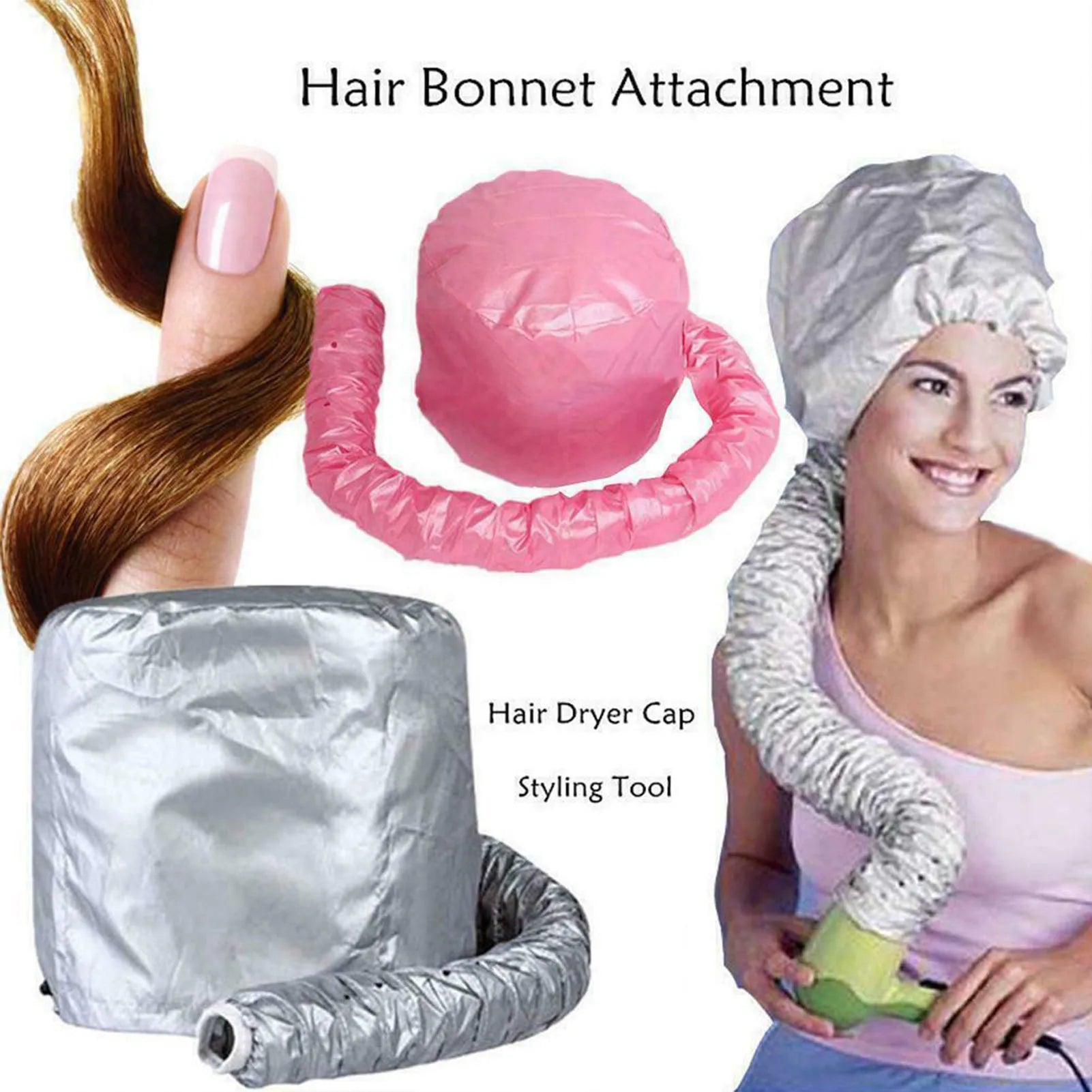 Hair Dryer Steamer Cap | Reusable Deep Conditioning Heat Cap | Afrocentric
